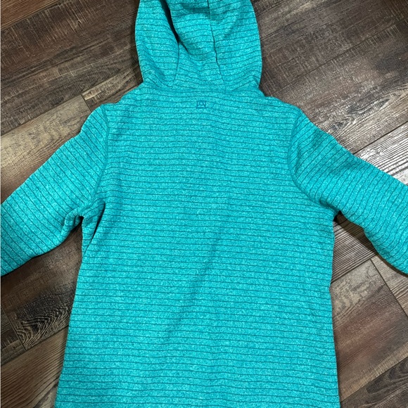 Fleece hoodie with button detail - Picture 4 of 4